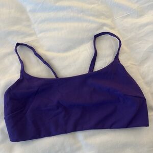 Lululemon Wunder Train Strappy Racer Bra *Light Support, C/D Cup Petrol Purple